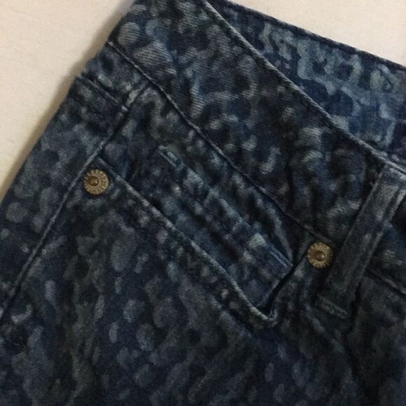 Vintage Aeropostale Animal Print Jeggings Skinny Jeans with Zippers 00 - Picture 6 of 12